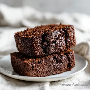 Vegan Chocolate Zucchini Bread in 70 Minutes