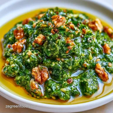 Vegan Garlic Scape Pesto in 15 Minutes Recipe Card