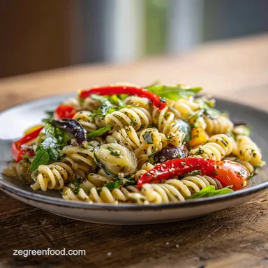 Vegan Pasta Salad with Italian Dressing in 20 Min