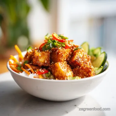 Vegan Tofu Poke Bowl Recipe for 2 Servings