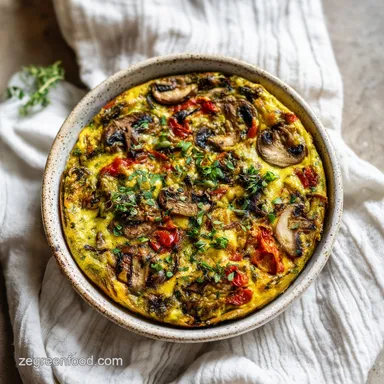 Vegan Vegetable Frittata with Chickpea Flour in 40 Minutes