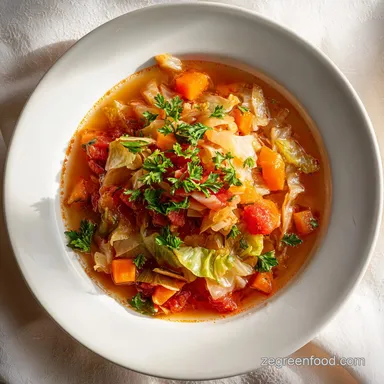 Vegetable Cabbage Soup: Smoky and Caramelized in 40 Minutes