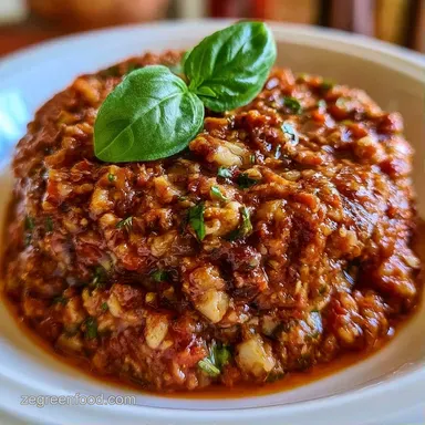 Red Pepper Pesto in 10 Minutes Recipe Card