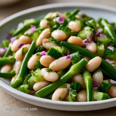White Bean Scape Salad in 15 Minutes