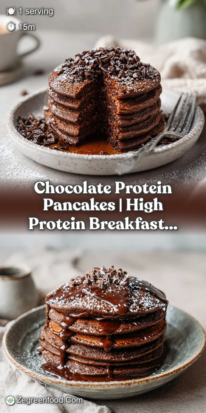 Close-up of a tender, fluffy pancake with a glossy syrup drizzle and a berry accent.