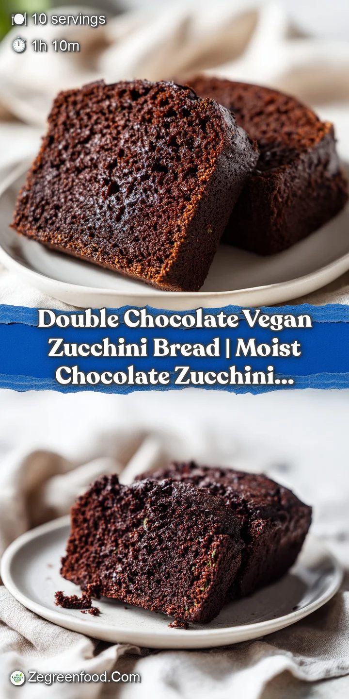 Close-up of a tender chocolate zucchini bread slice, revealing dark chocolate chips and moist texture.
