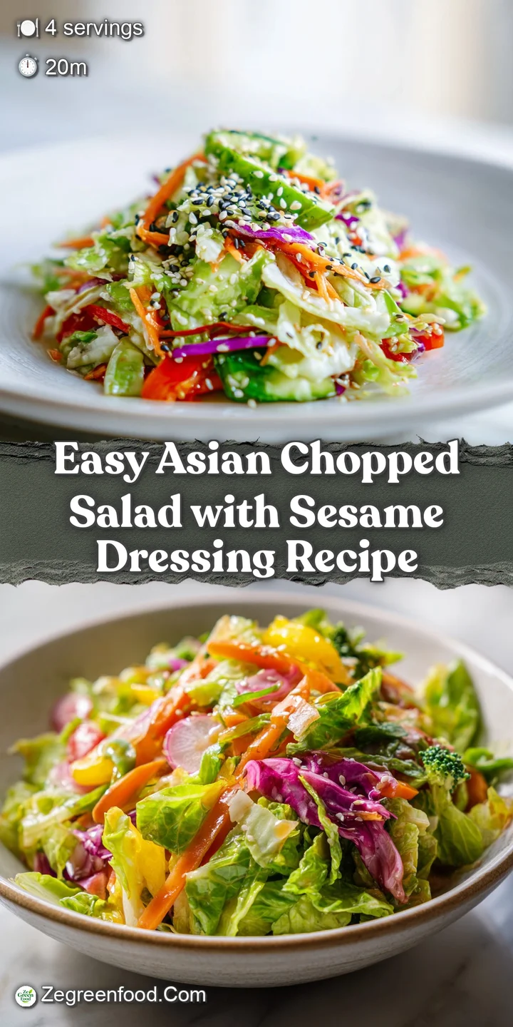 Close-up of an Asian salad, revealing the textures of crisp lettuce, juicy mandarin oranges, and a rich, glossy sesame vin...