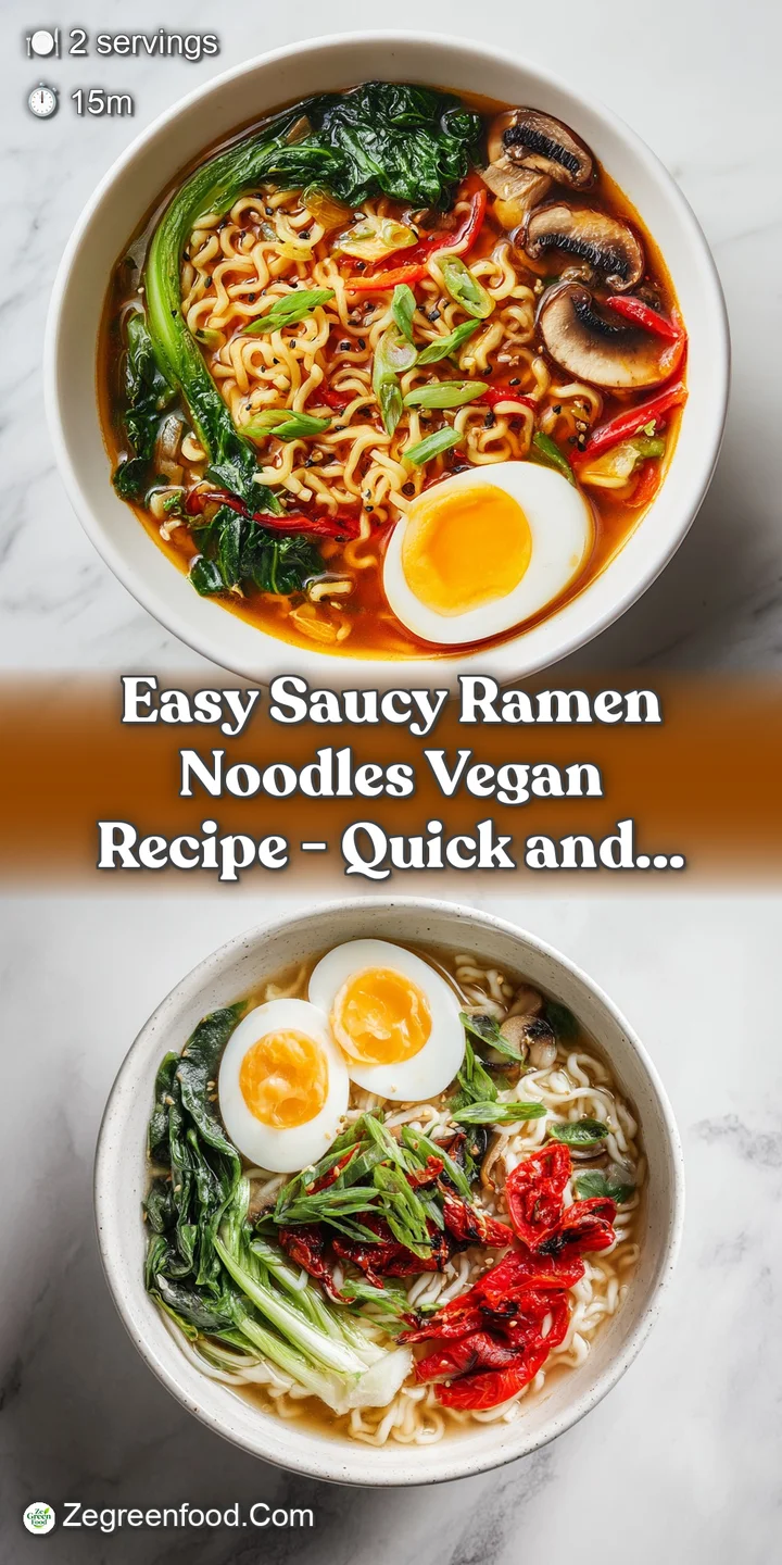 Close-up of glossy, thick ramen noodles intertwined with vibrant green scallions and a rich, amber broth.