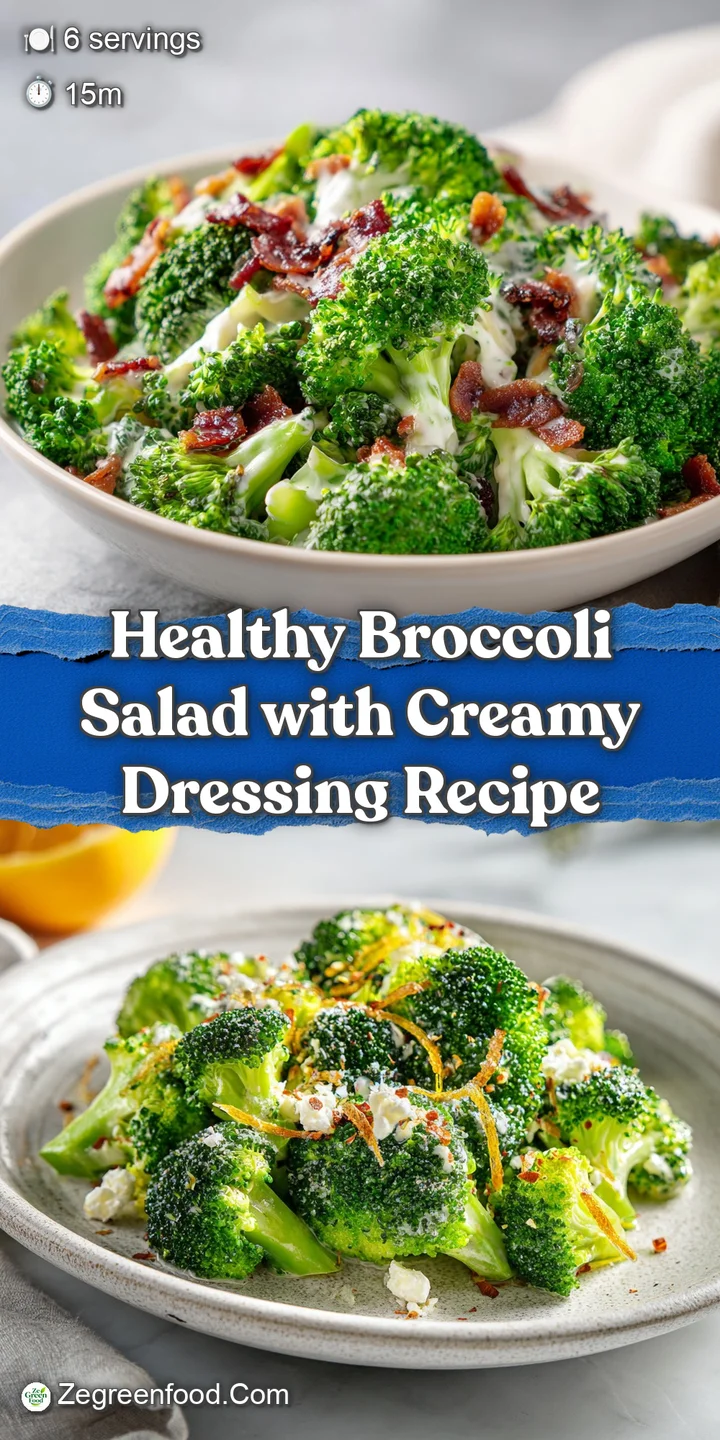 Close-up showcasing the textures of broccoli florets, plump cranberries, and a luscious, creamy dressing clinging to every...
