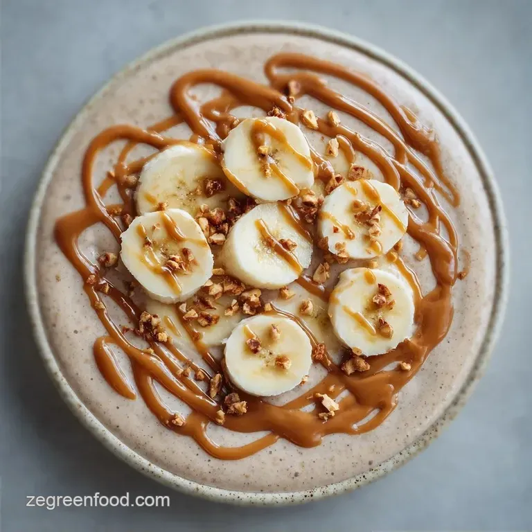 5-Ingredient Banana Peanut Butter Smoothie: Velvety