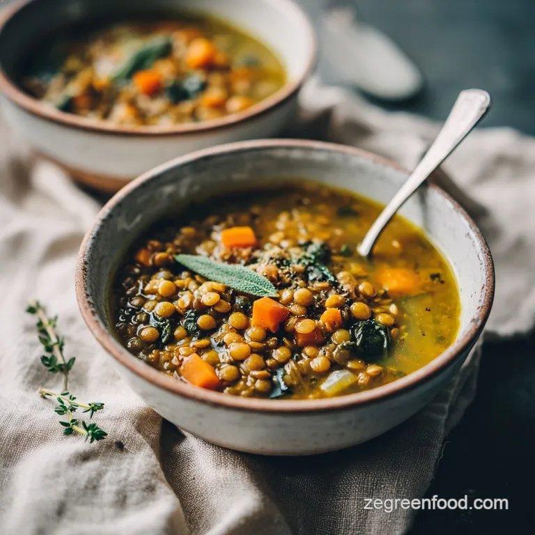 Best Vegan Lentil Soup Instant Pot: Silky & Smoky
