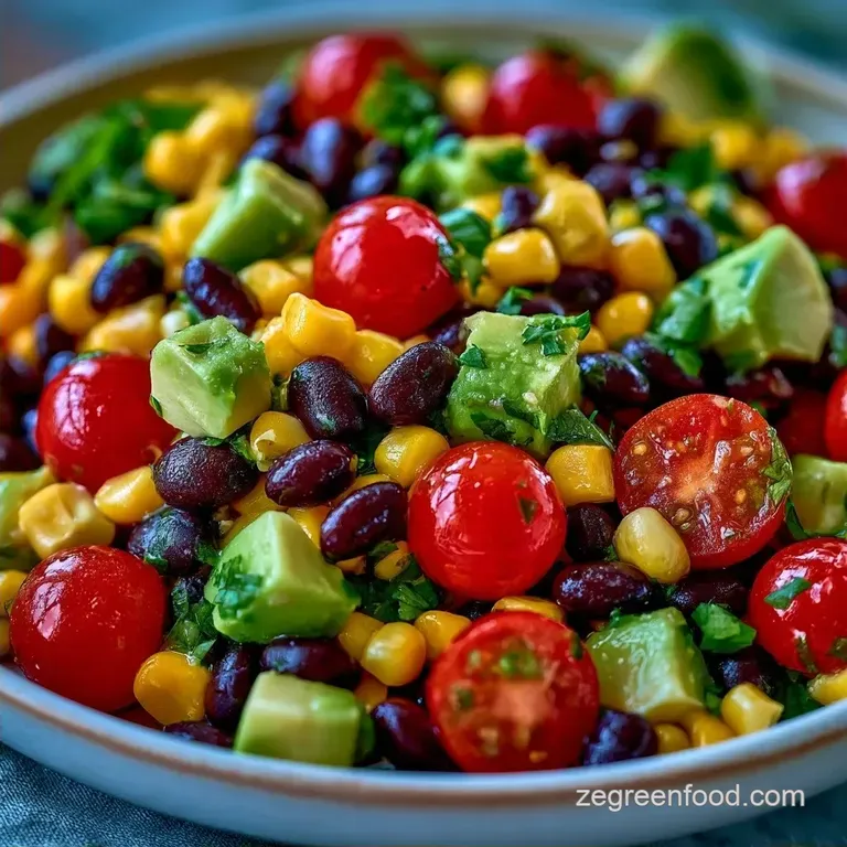 Black Bean Avocado Bowl in 10 Minutes