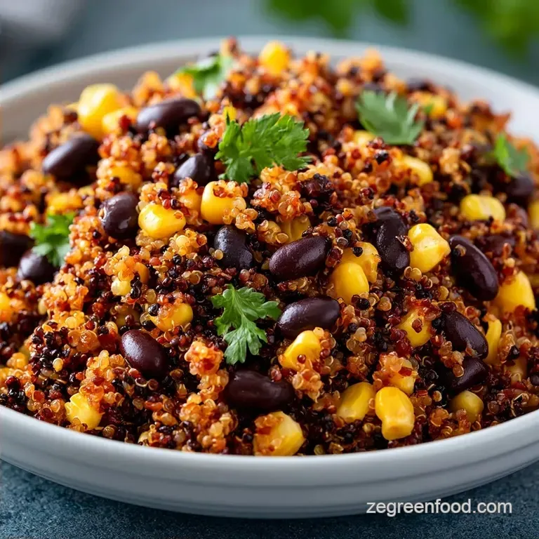 Black Bean Quinoa Bowl in 30 Minutes
