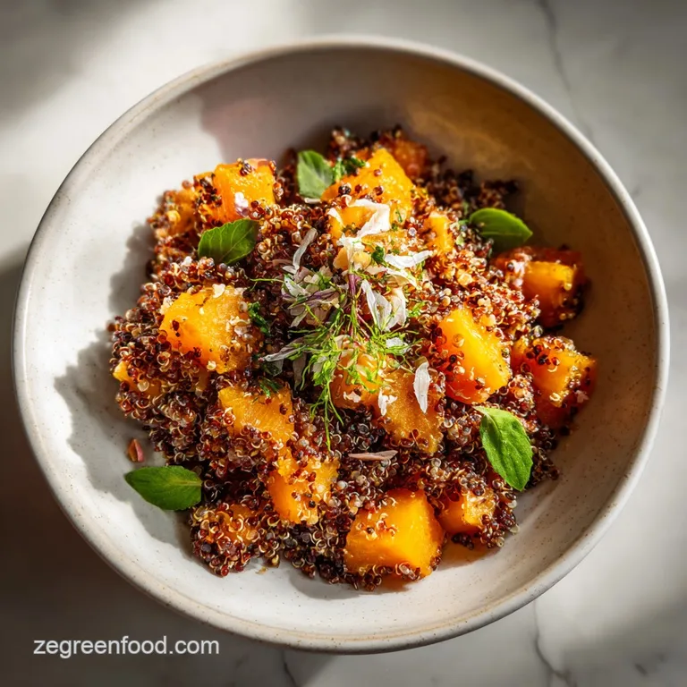 Roasted Butternut Squash Quinoa Salad