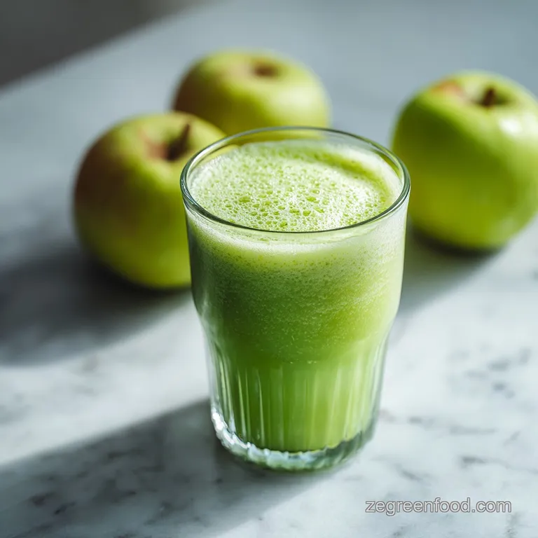 Clear Skin Celery Apple Smoothie