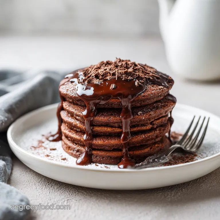 Chocolate Protein Pancakes: Fluffy and Tender
