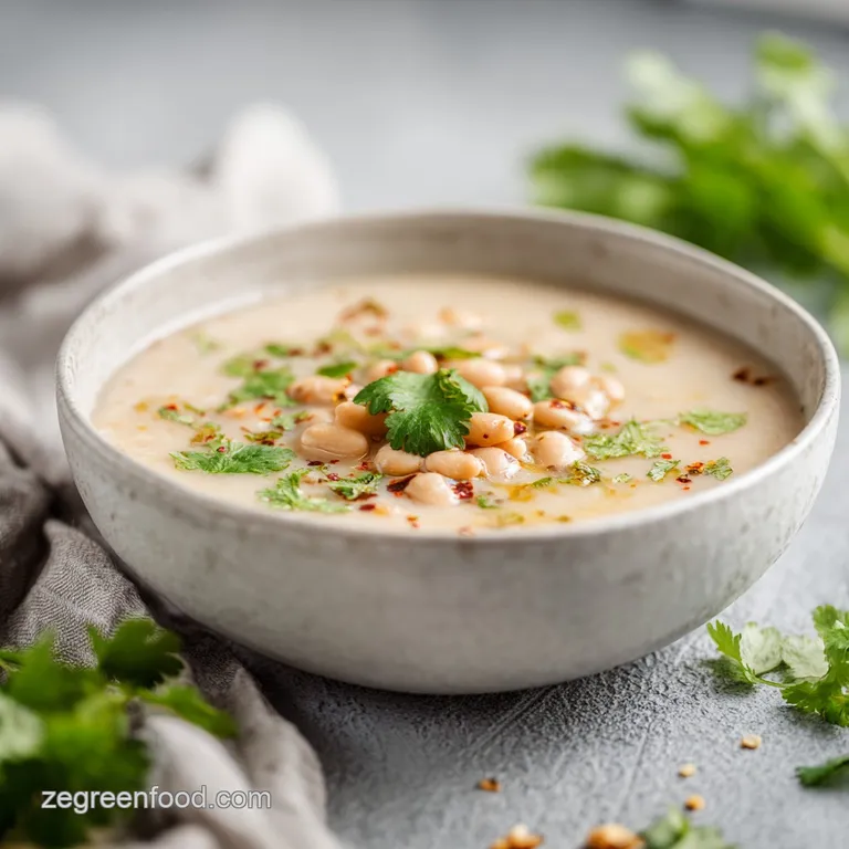 Creamy White Bean Soup: Silky and Nourishing