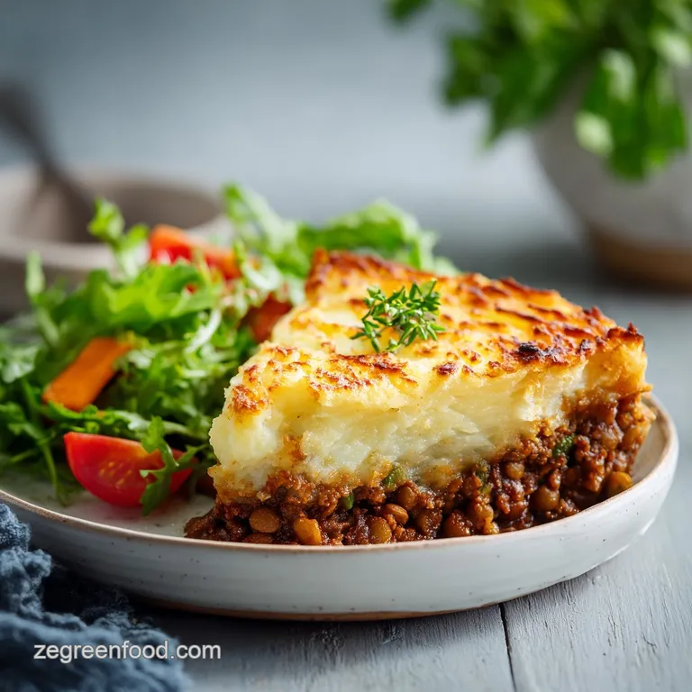 Easy Lentil Shepherds Pie Vegan: Velvety Potatoes