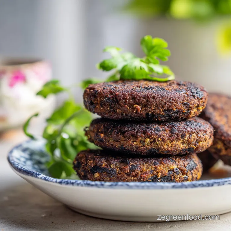 Black Bean Burgers: Smoky and Firm