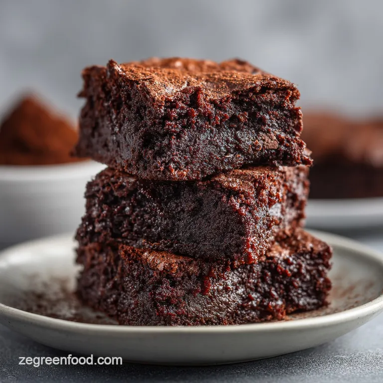 Healthy Banana Brownies Recipe