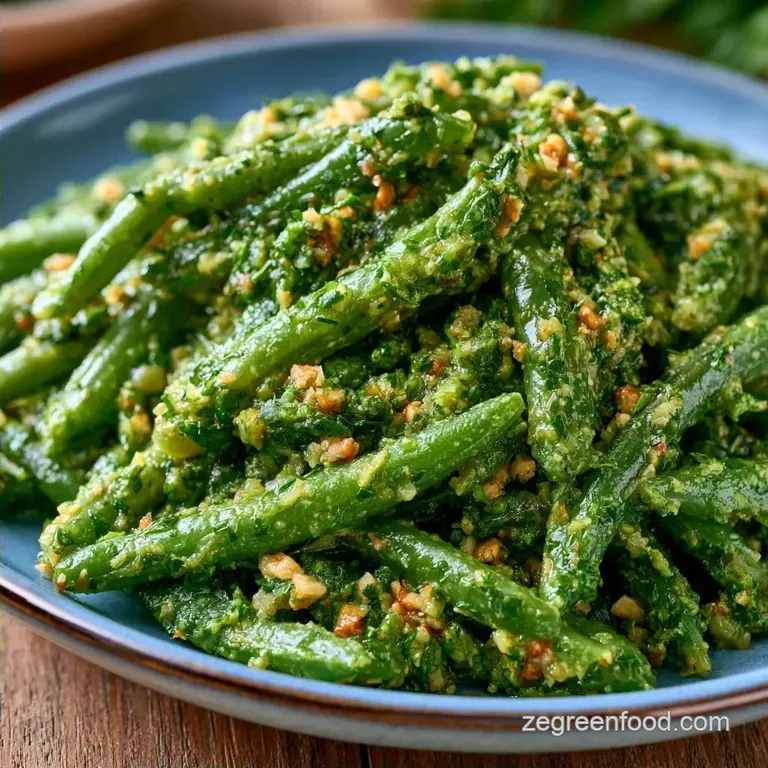 Nutrient-Packed Green Bean Pesto