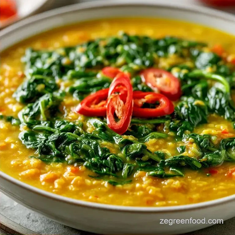 High-Protein Dal Palak