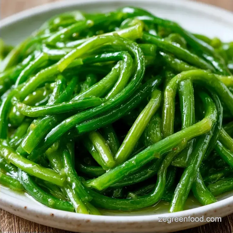 Snappy Refrigerator Pickled Garlic Scapes