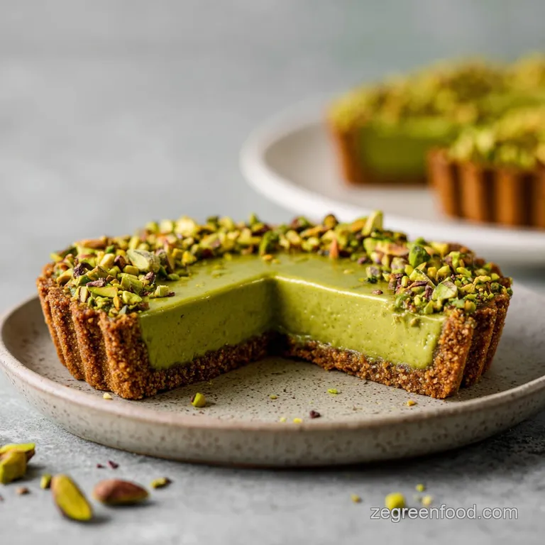Pistachio Matcha Tart: Silky and Elegant