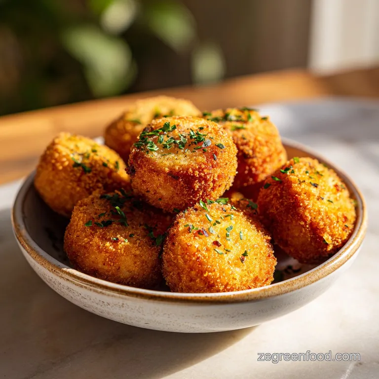 Potato Cauliflower Croquettes: Crispy and Savory