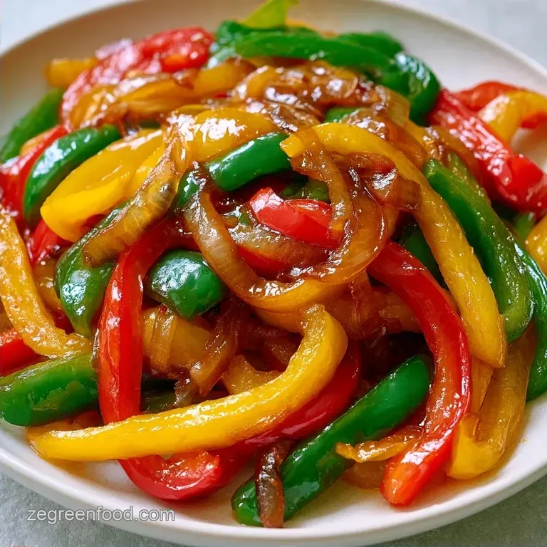 Saut&eacute;ed Peppers and Onions in 25 Minutes