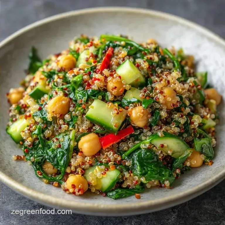 Simple Quinoa Power Salad: High-Protein and Zesty
