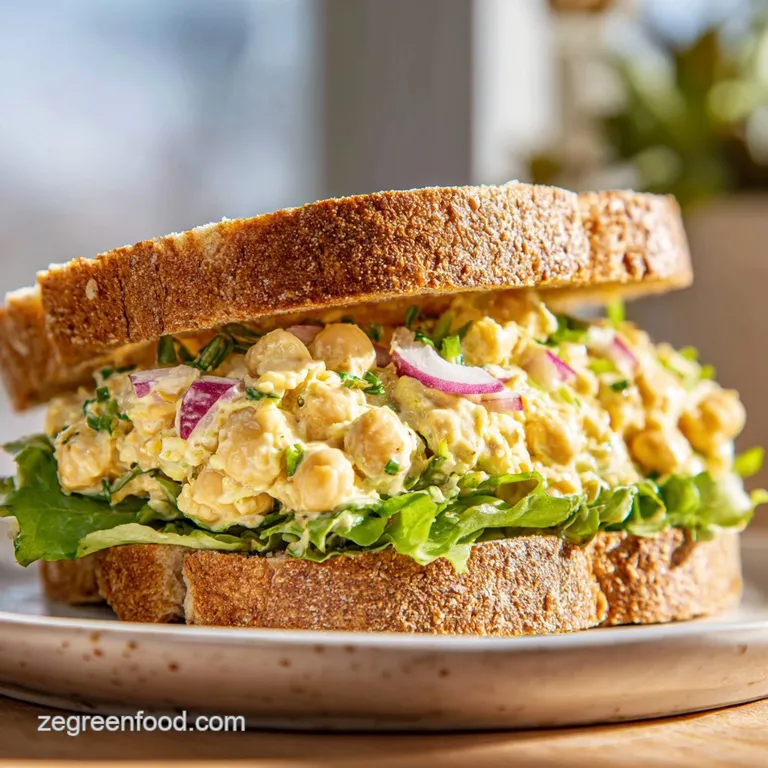 Smashed Chickpea Salad Sandwich Filling