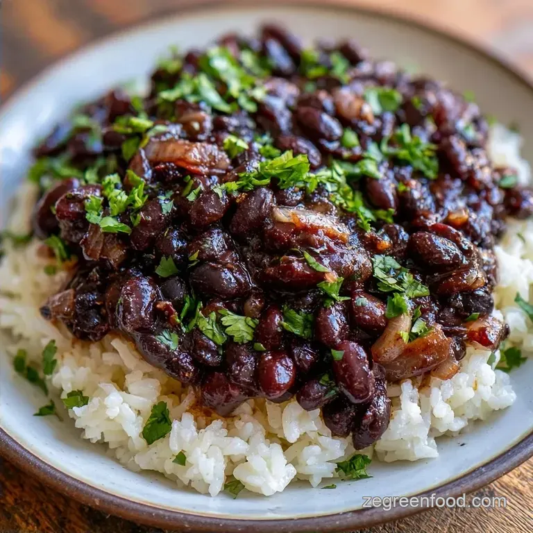 Spicy Black Bean Rice Bowl: High Protein
