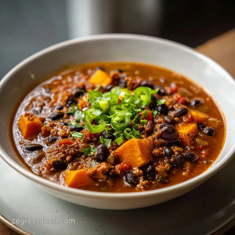 Sweet Potato Bean Chili: Smoky Depth