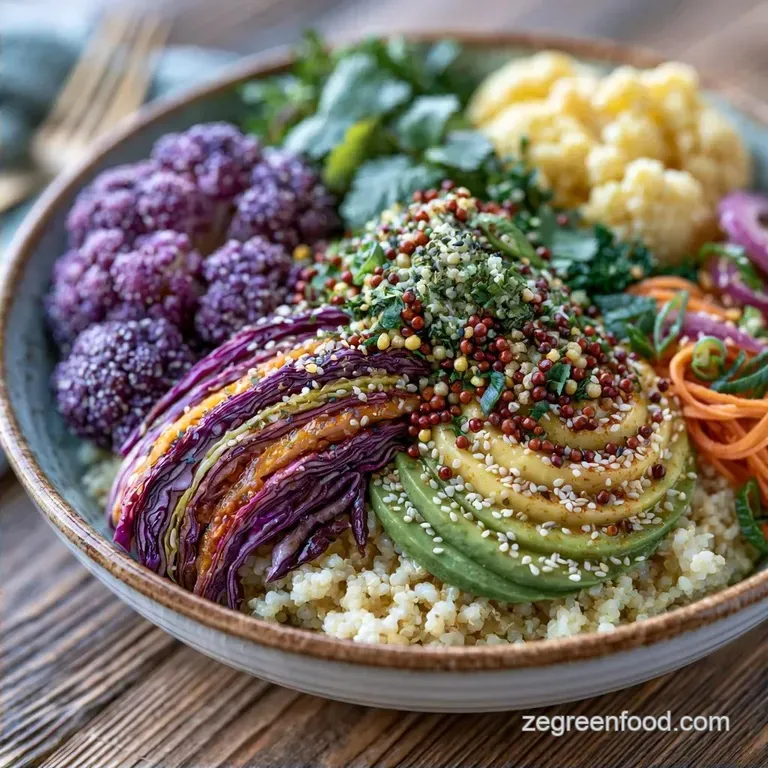 Vegan Buddha Bowl Prep for 4