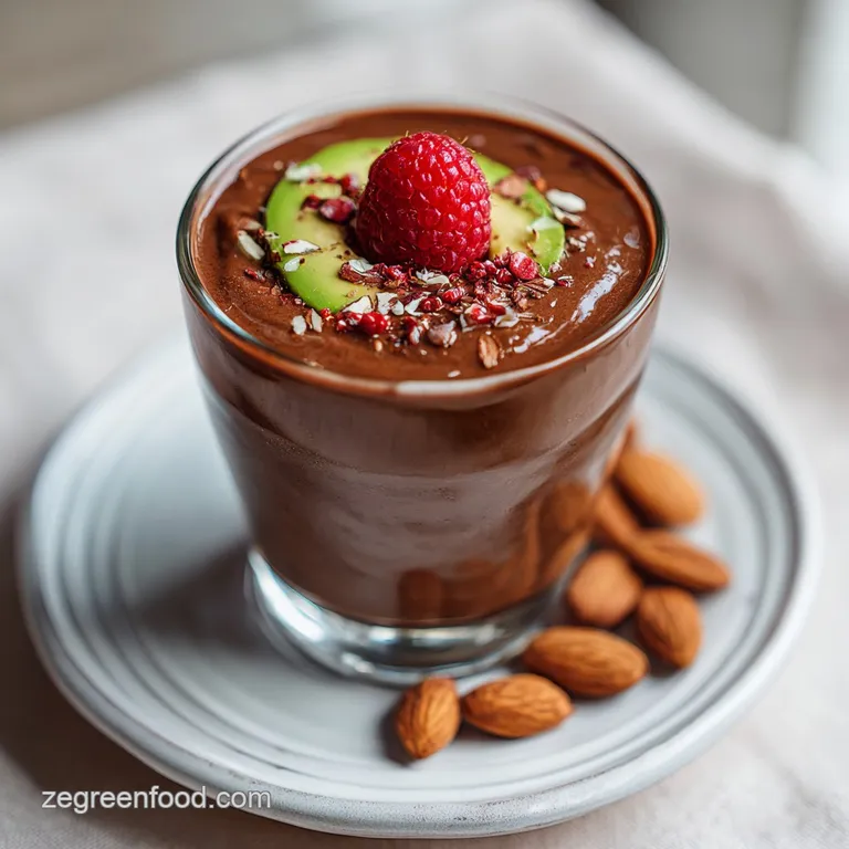 Creamy Chocolate Avocado Smoothie Vegan