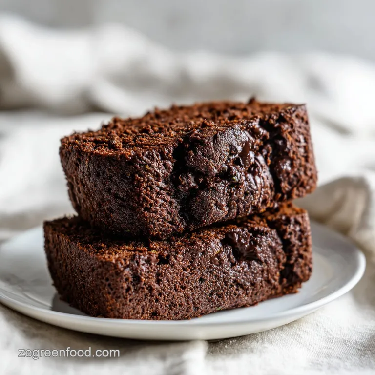 Double Chocolate Vegan Zucchini Bread