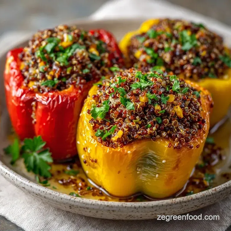 Vegan Stuffed Peppers: Impressive and High-Protein