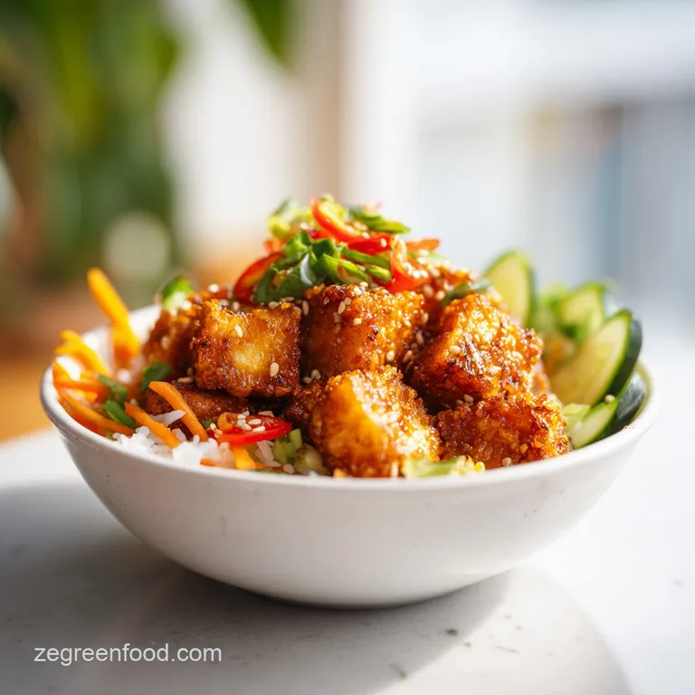 Vegan Tofu Poke Bowl