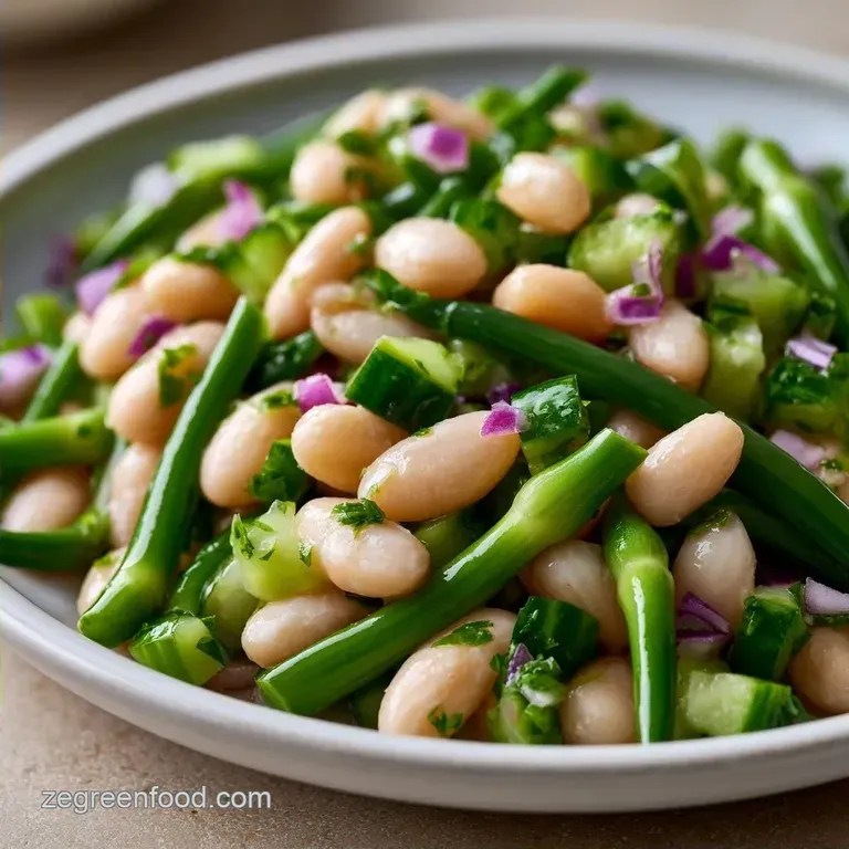 Zesty White Bean Scape Salad